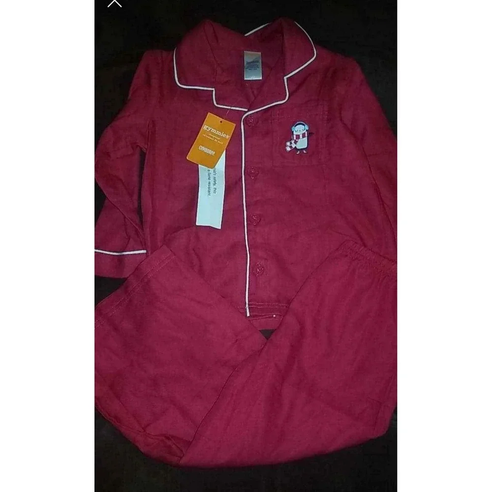 Gymboree penguin‎ gymmies pajamas size 4 nwt Christmas holiday